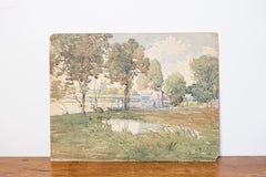 20th Century French Water Color