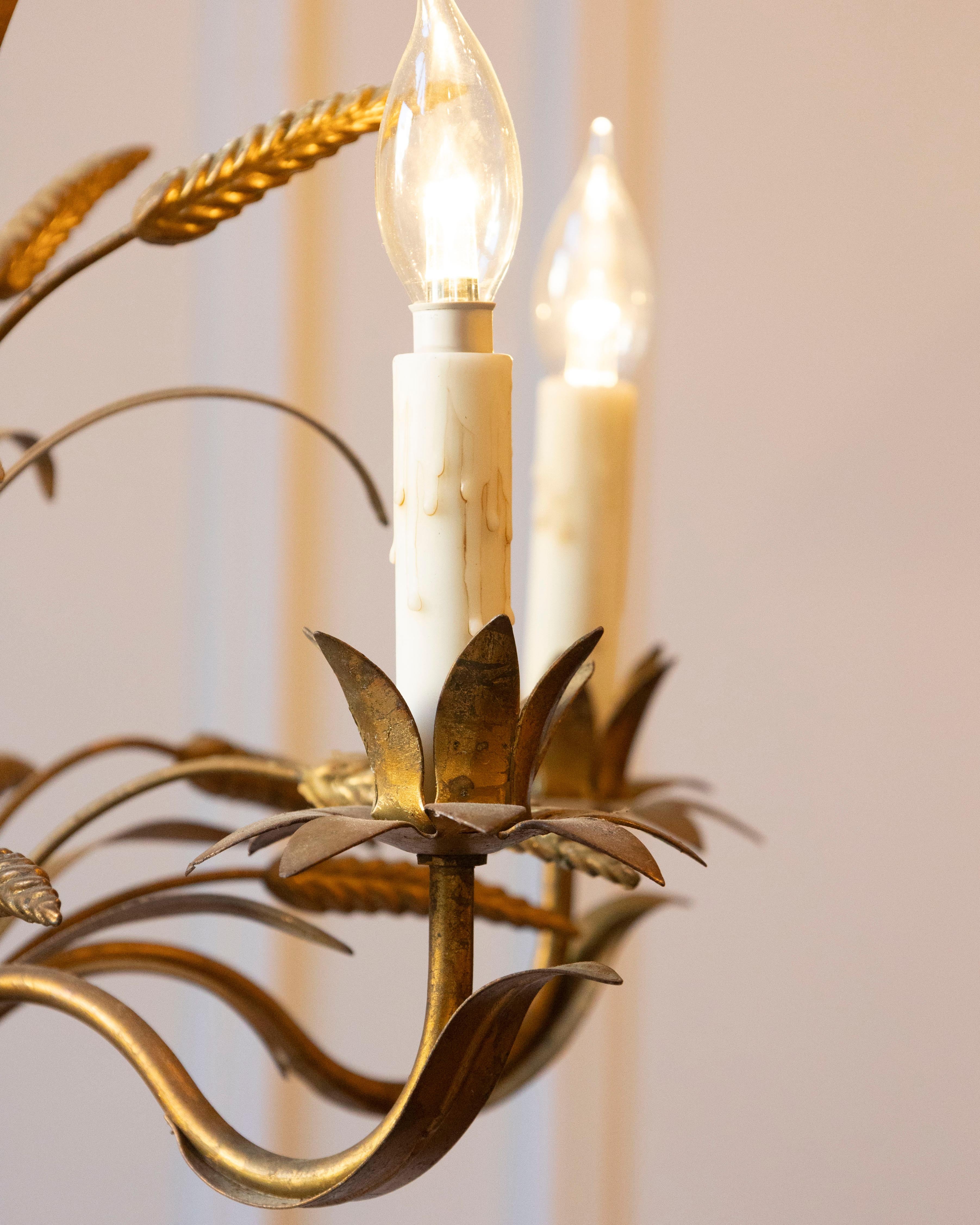 Araña francesa del siglo XX inspirada en Coco Chanel Metal en venta