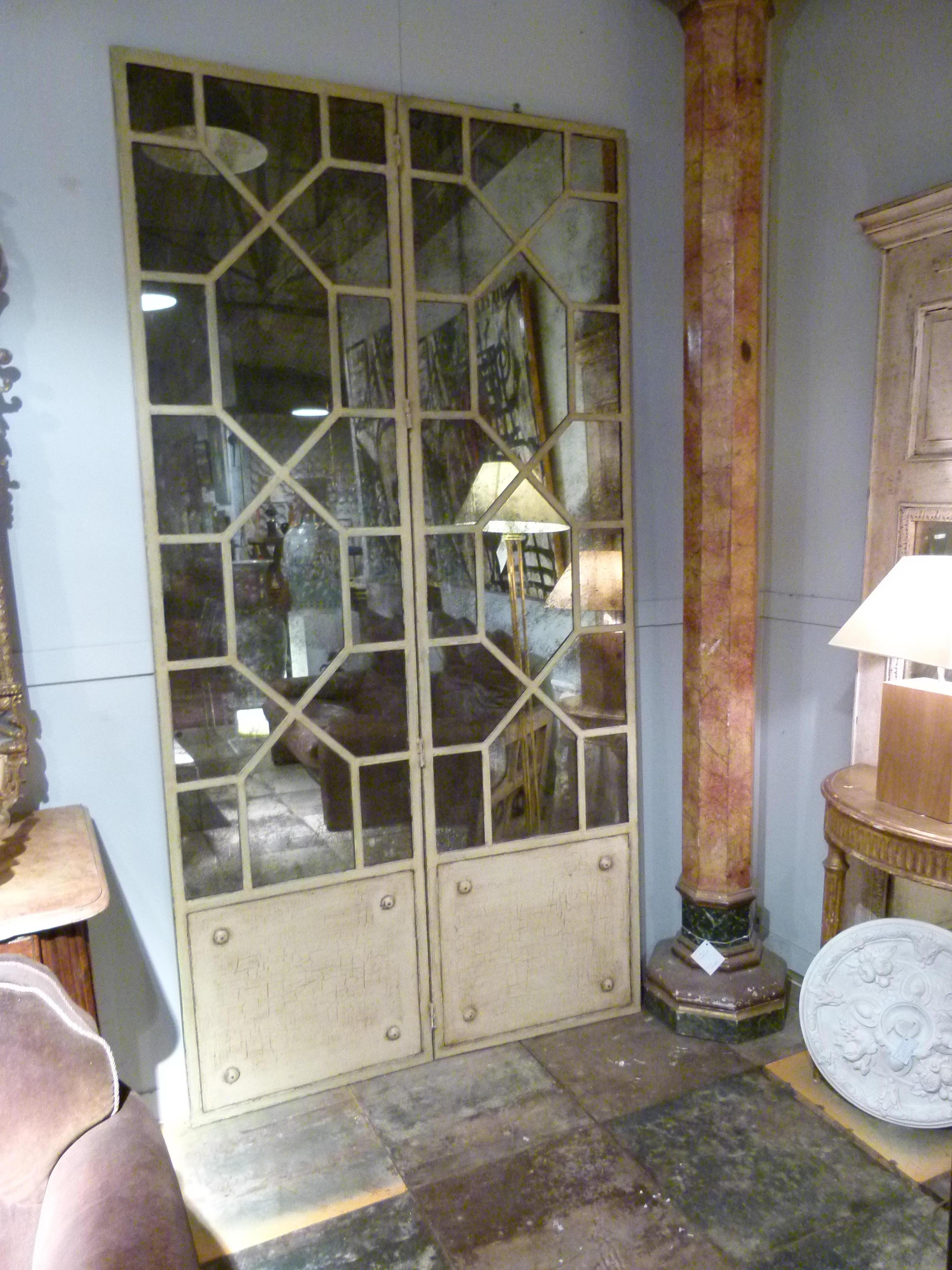 iron french doors