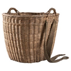 20th Century French Wicker Basket