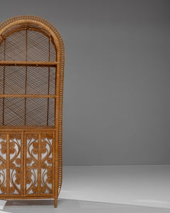 20th Century French Wicker Cabinet
