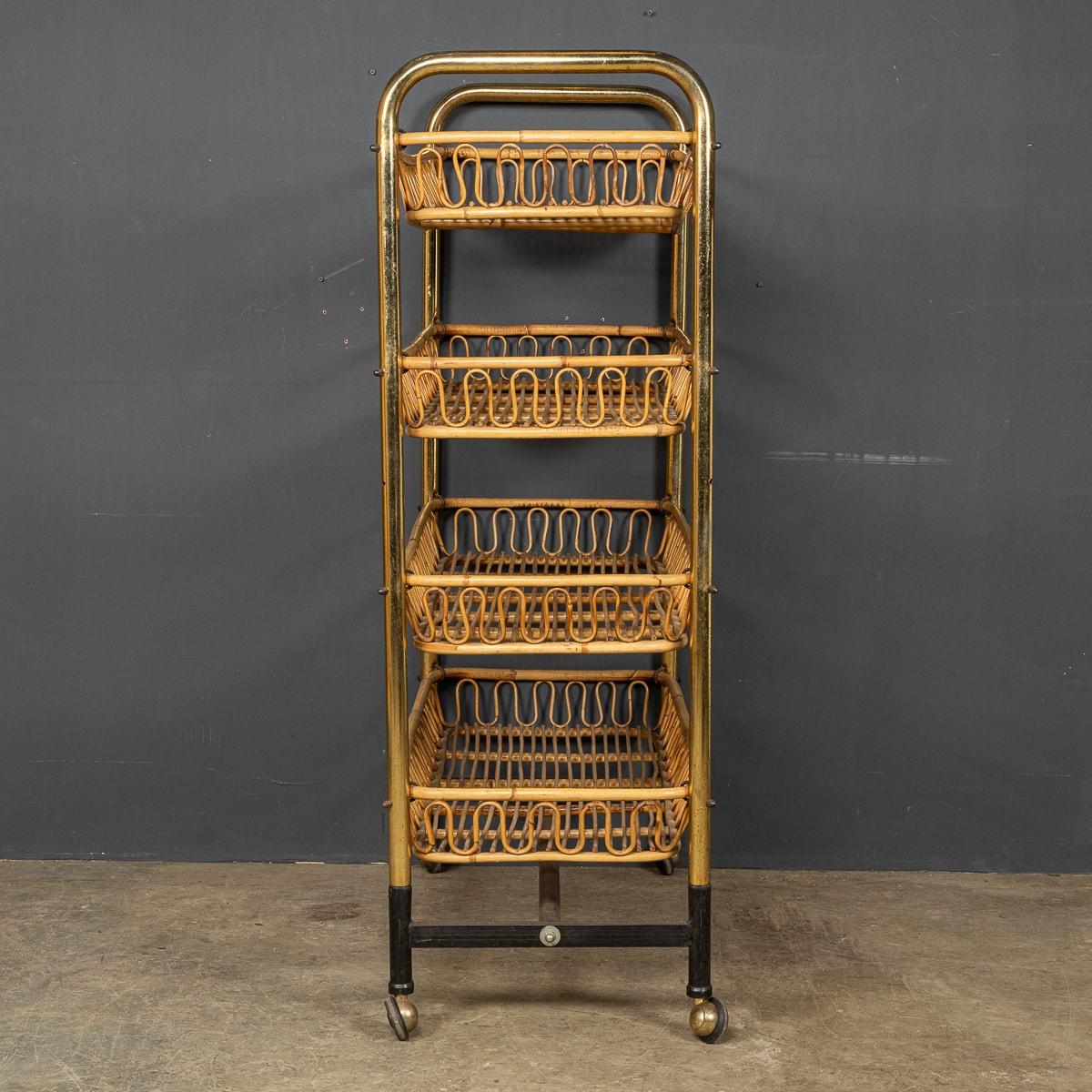 20th Century French Wicker Patisserie Trolley, circa 1930 2