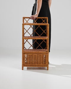 20th Century French Wicker Shelves