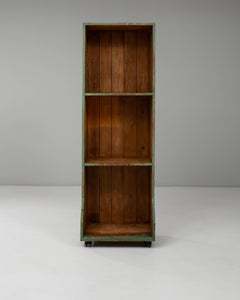 20th Century French Wood Patinated Bookshelf