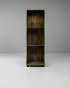 20th Century French Wood Patinated Bookshelf