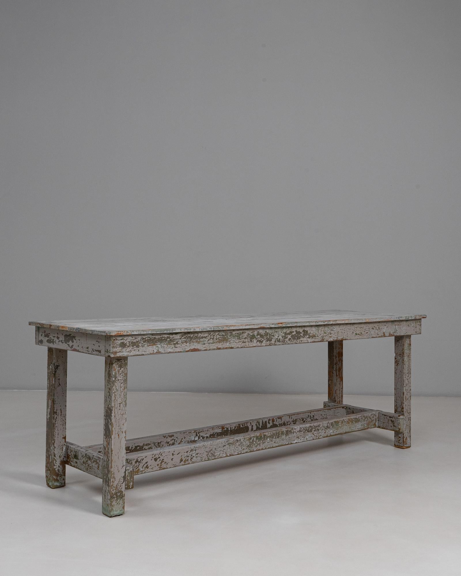 20th Century French Wood Patinated Dining Table im Angebot 1