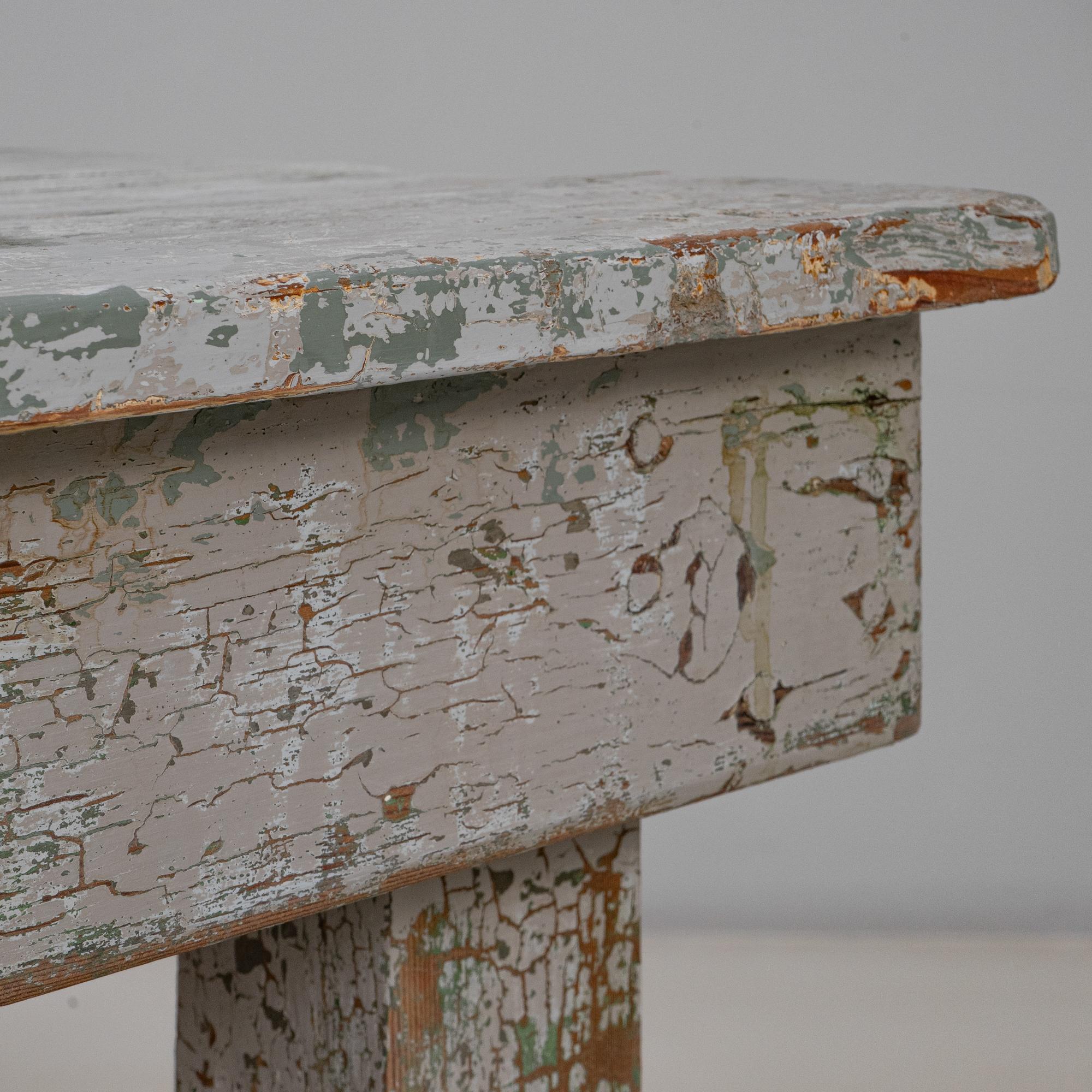 20th Century French Wood Patinated Dining Table im Angebot 3