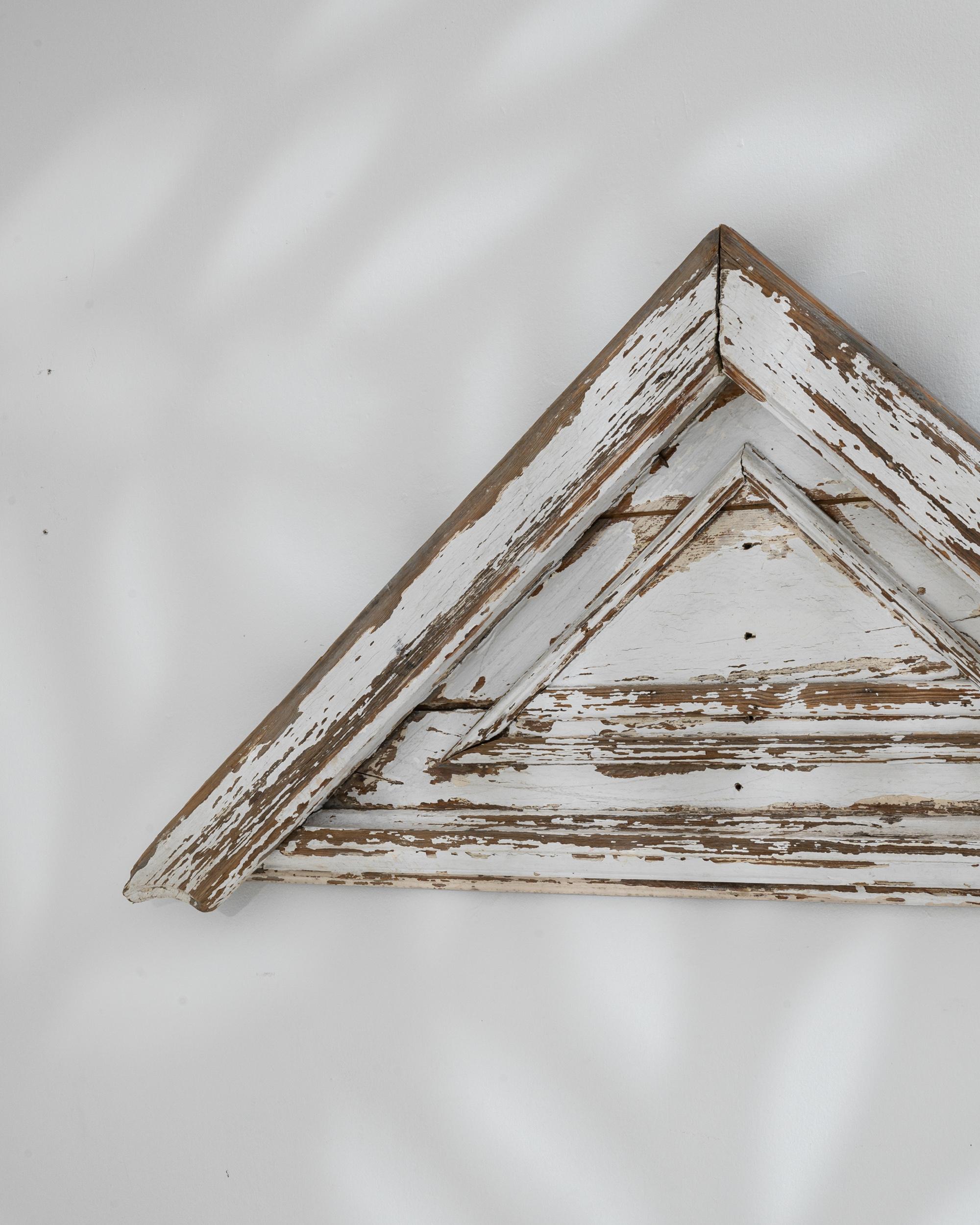 20th Century French Wood Patinated Wall Decoration For Sale 2