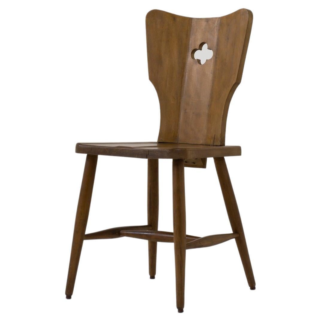 20th Century French Wooden Accent Chair