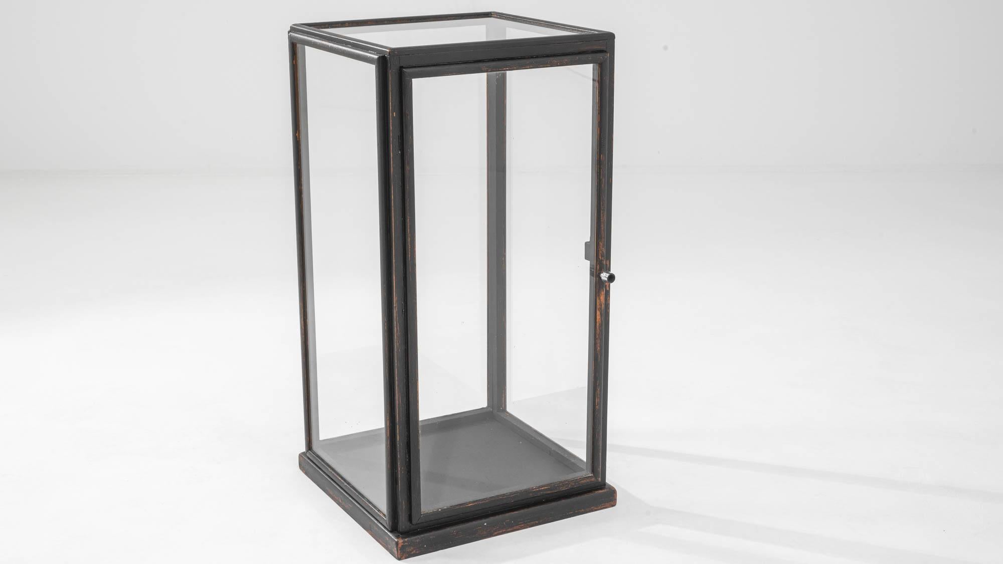 20th Century French Wooden and Glass Display Case  For Sale 6