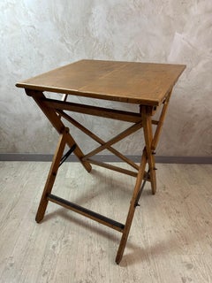 20th century French Wooden Architect Table, 1920s