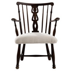 Vintage 20th Century French Wooden Armchair