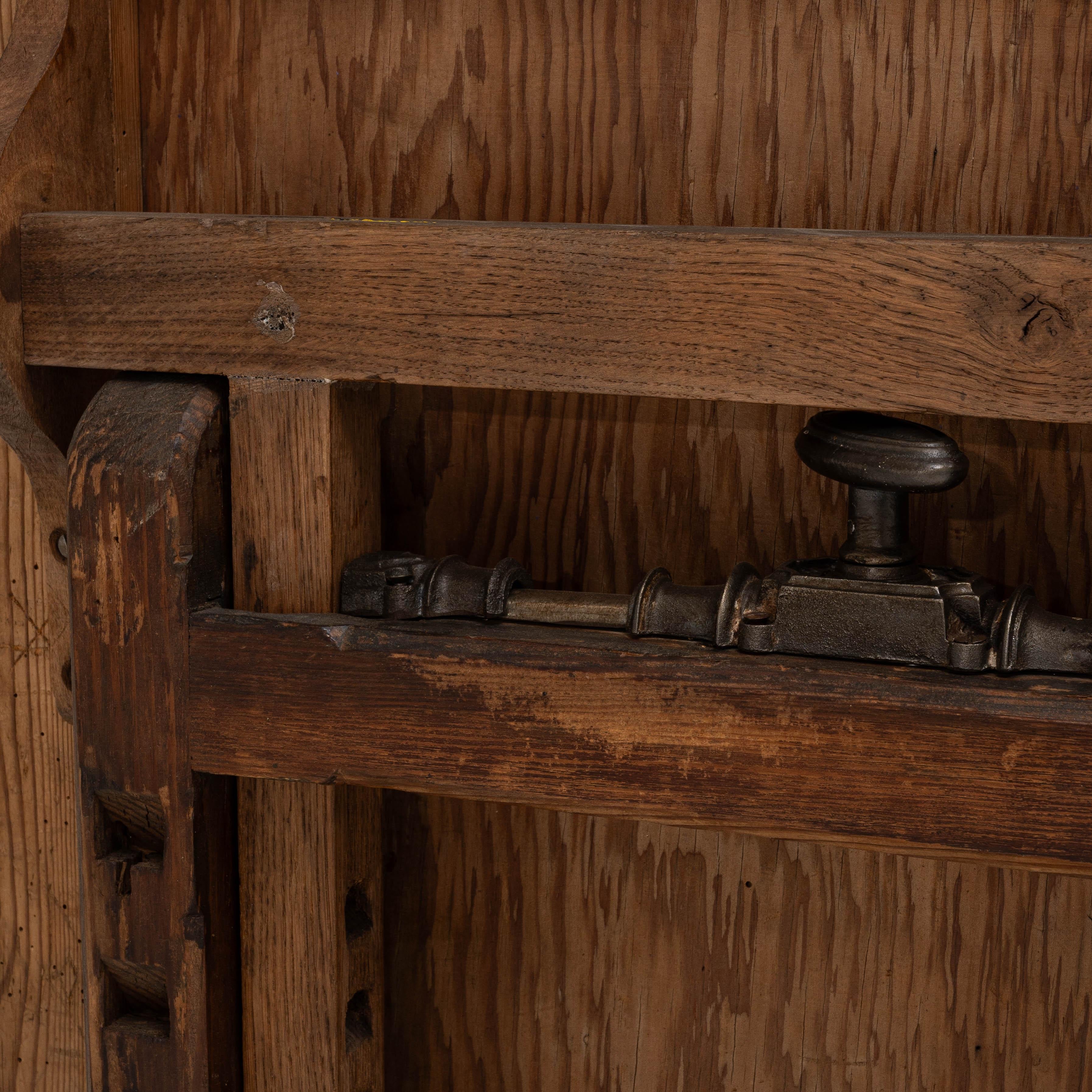 Chevalet d'artiste en bois français du 20e siècle à inclinaison réglable en vente 8