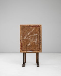 20th Century French Wooden Artist's Easel with Adjustable Tilt