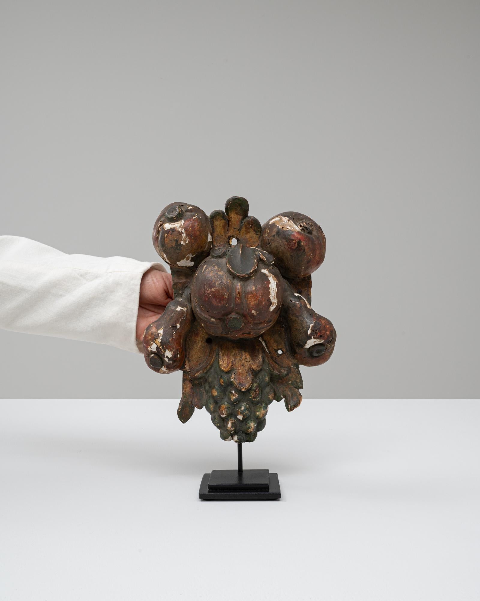 Barocco Decorazione barocca in legno del XX secolo su base metallica in vendita