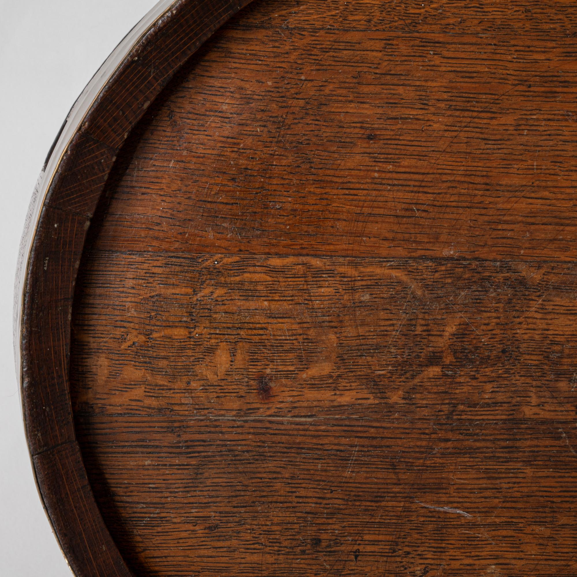 20th Century French Wooden Barrel Table in vendita 4