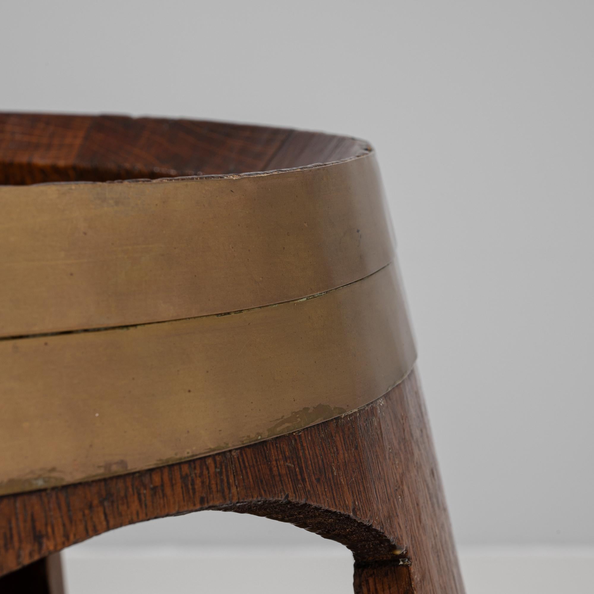 20th Century French Wooden Barrel Table in vendita 2