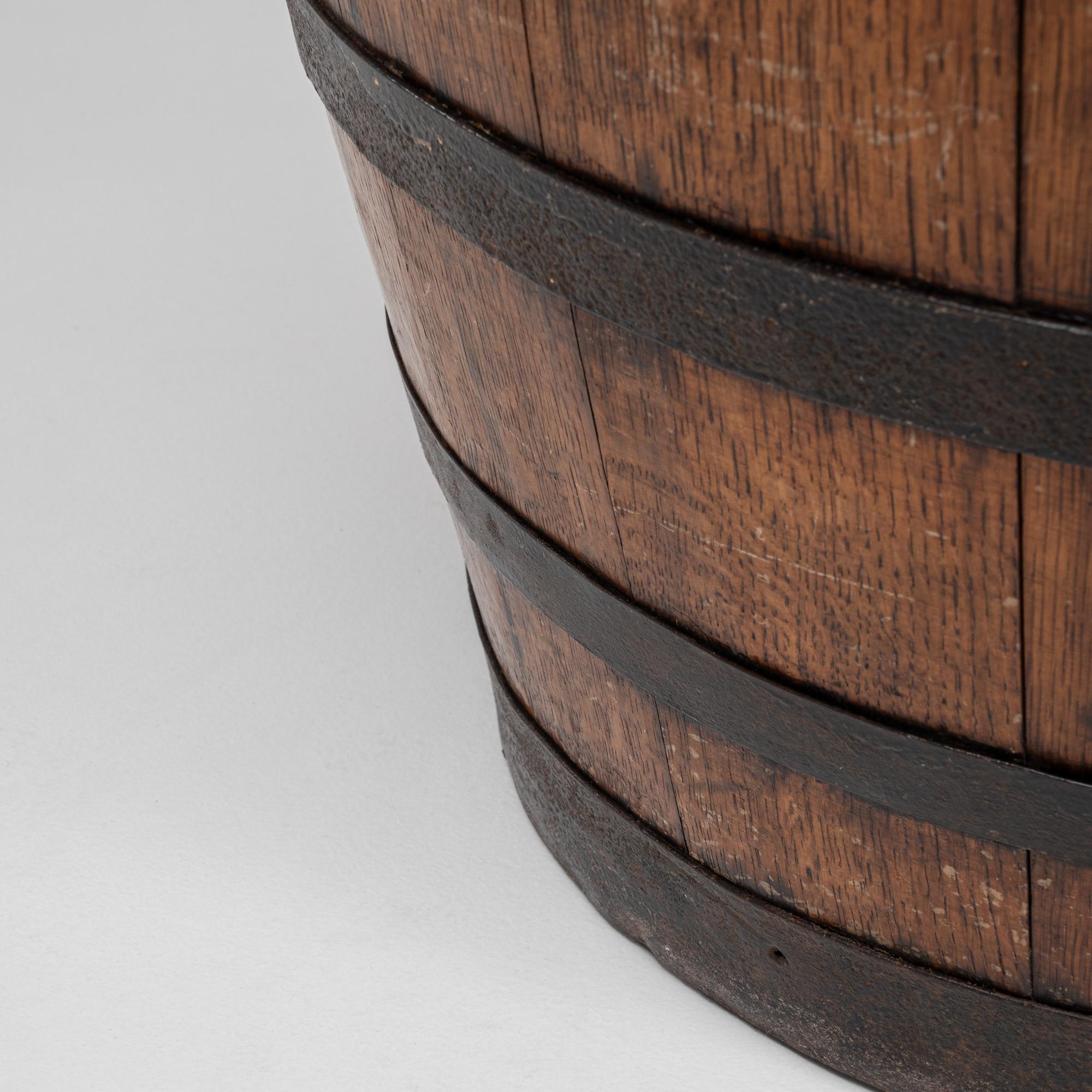 20th Century French Wooden Barrel Table in vendita 3