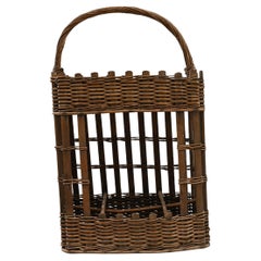 20th Century French Wooden Basket 