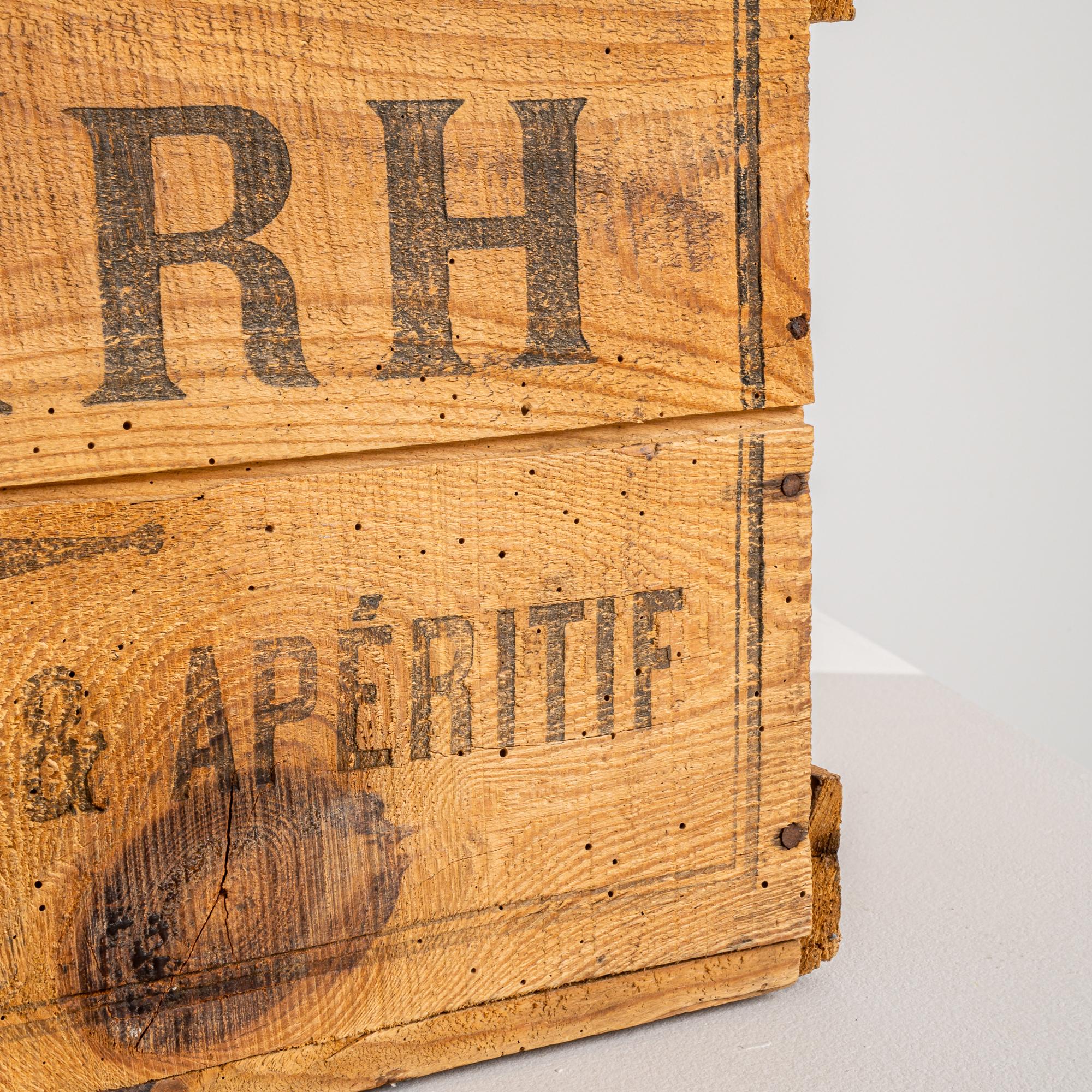 20th Century French Wooden Byrrh Box 4