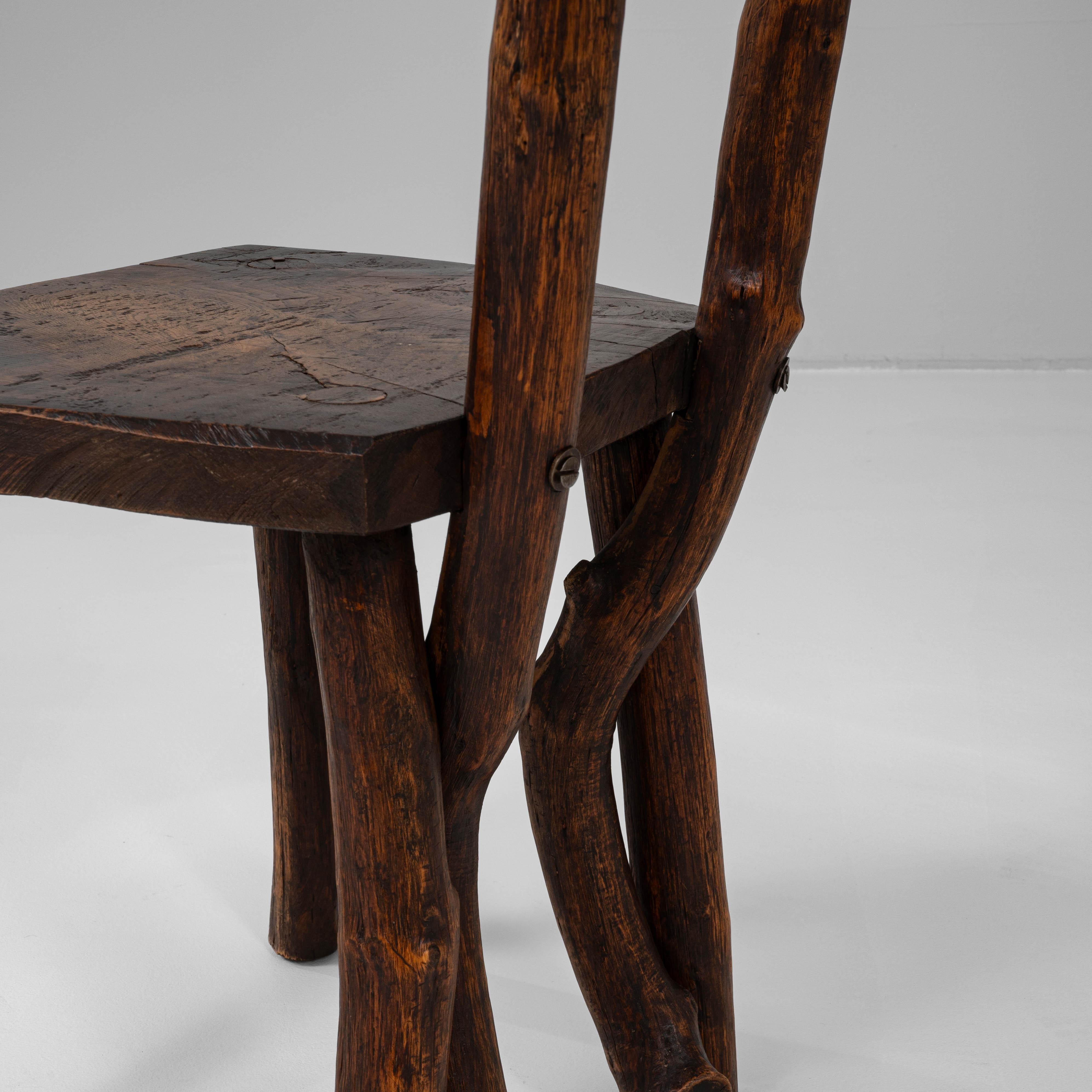 20th Century French Wooden Chair in vendita 6