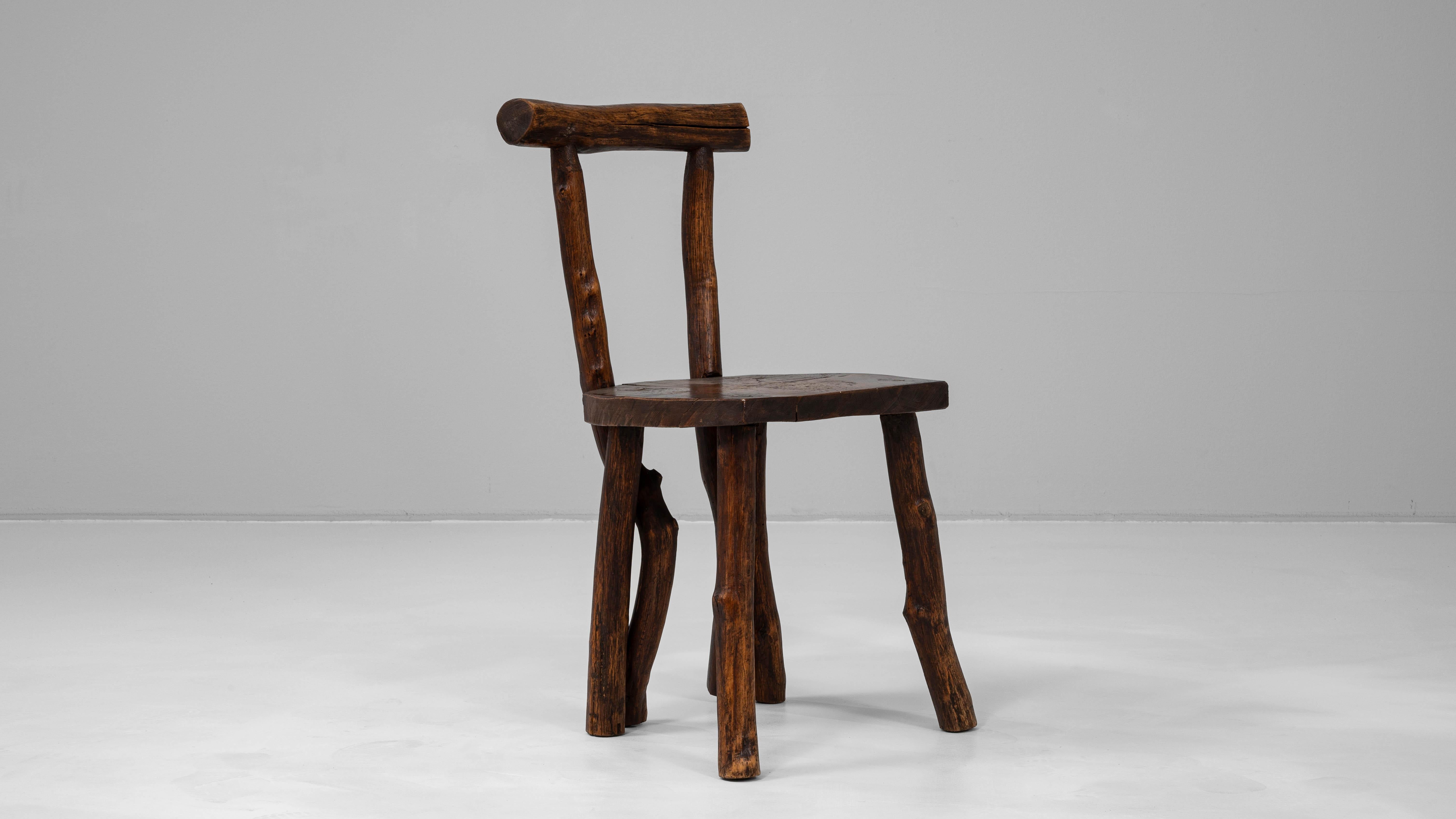 20th Century French Wooden Chair in vendita 3