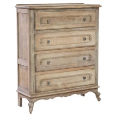 Retro 20th Century French Wooden Chest of Drawers 