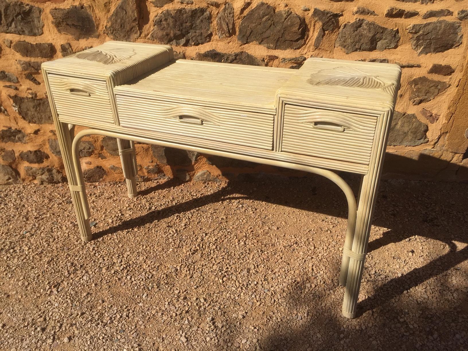 20th Century, French Wooden Console Table, 1980s 7