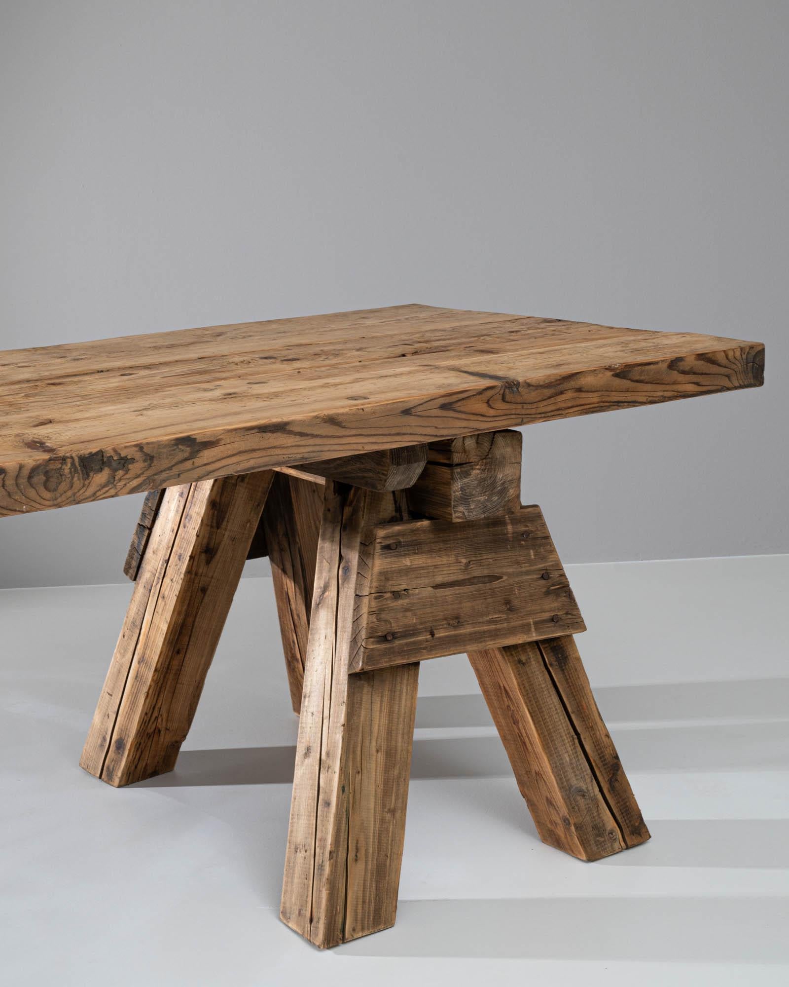 20th Century French Wooden Dining Table 10