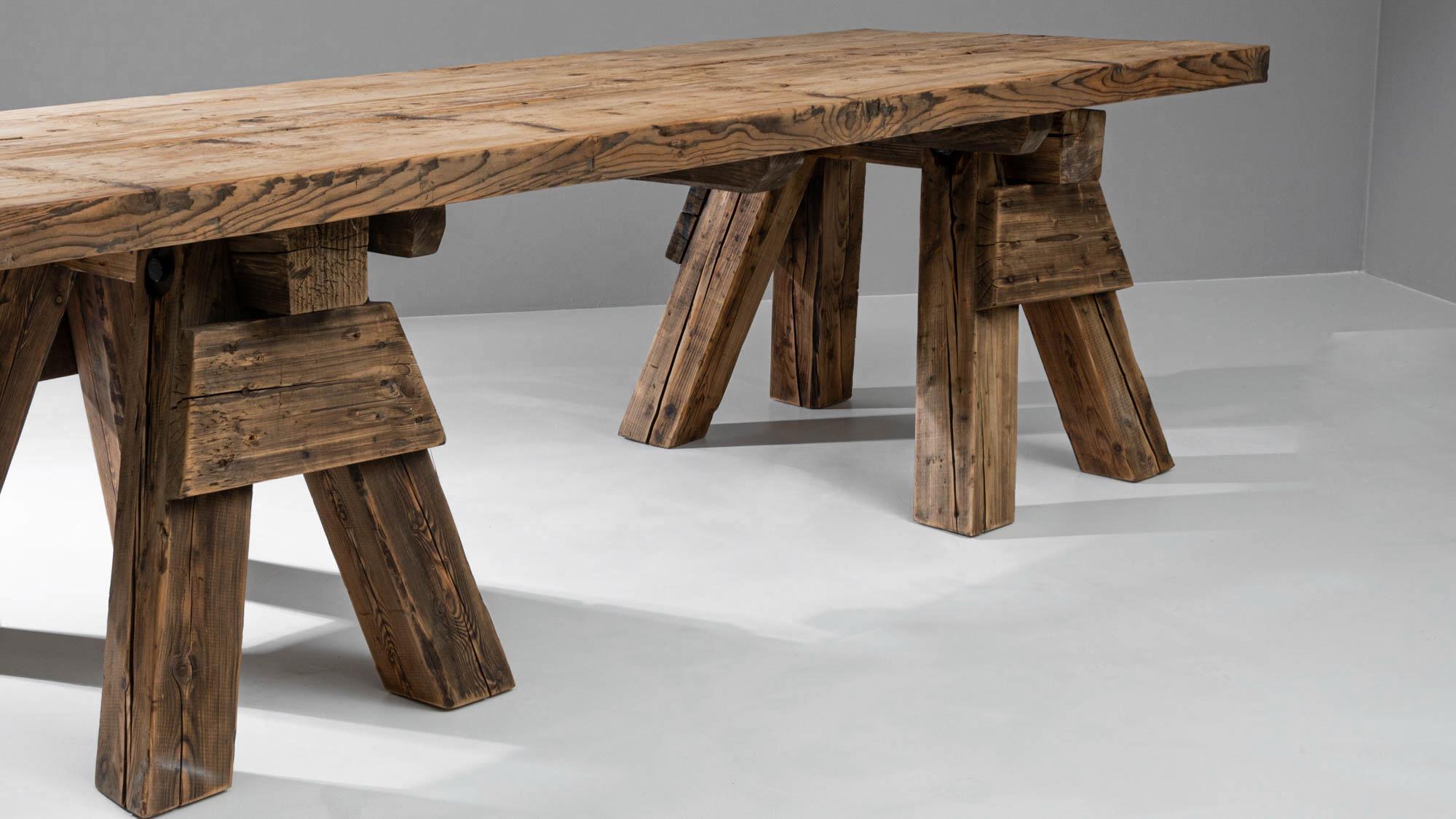 20th Century French Wooden Dining Table 11