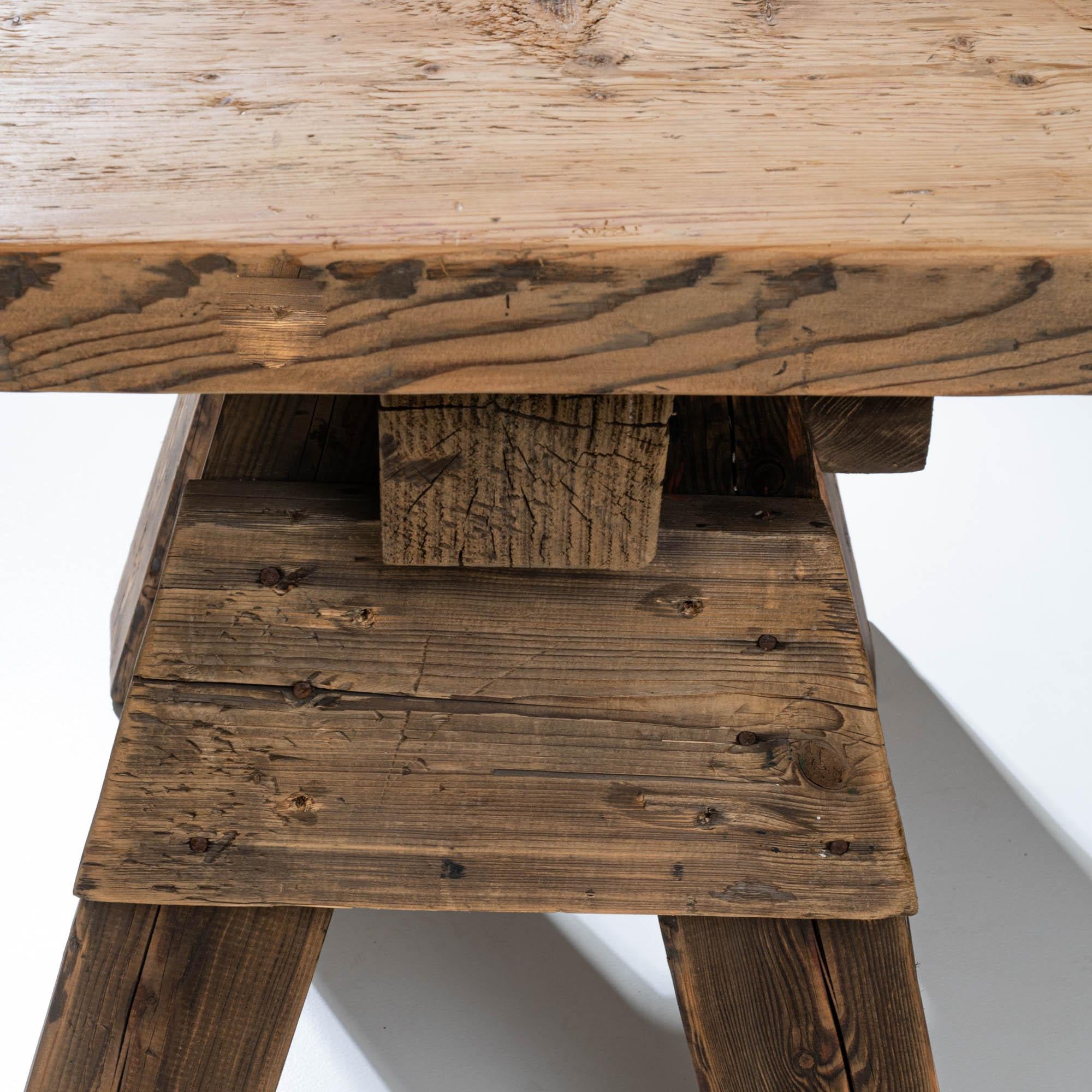 20th Century French Wooden Dining Table 13