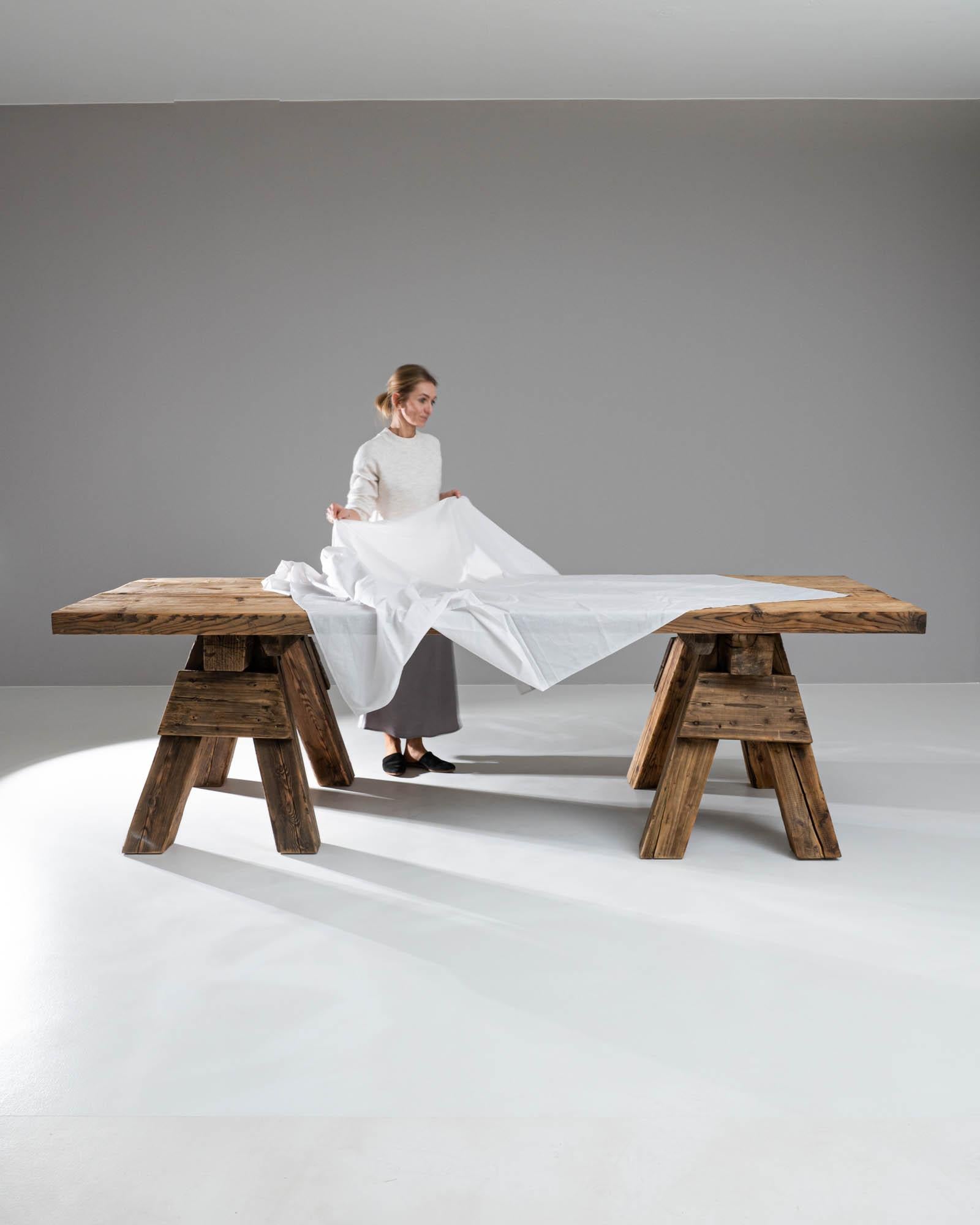 20th Century French Wooden Dining Table 2