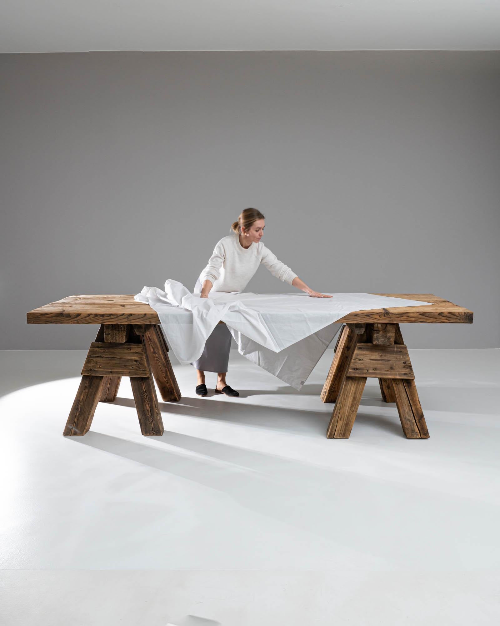 20th Century French Wooden Dining Table 3