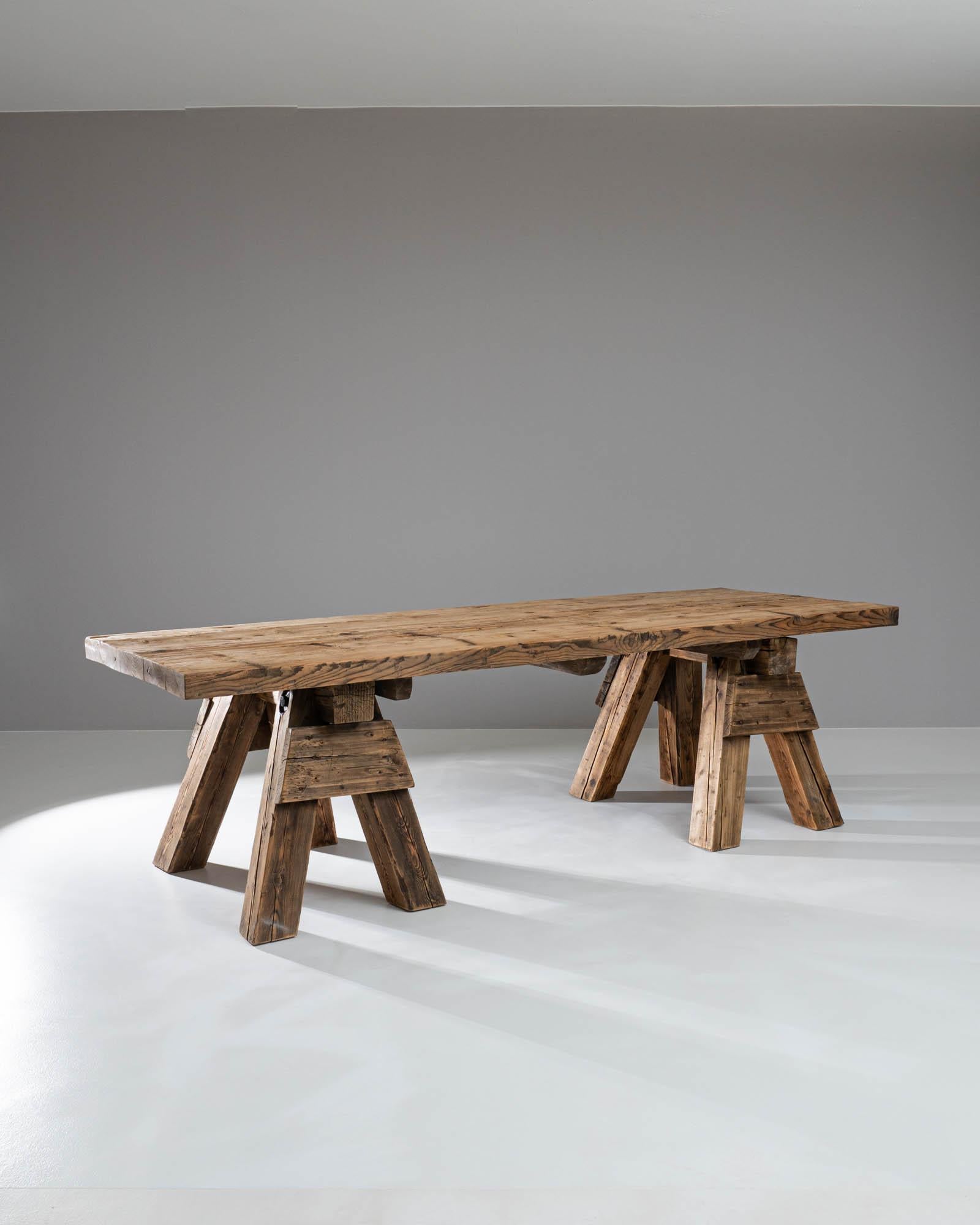 20th Century French Wooden Dining Table 4