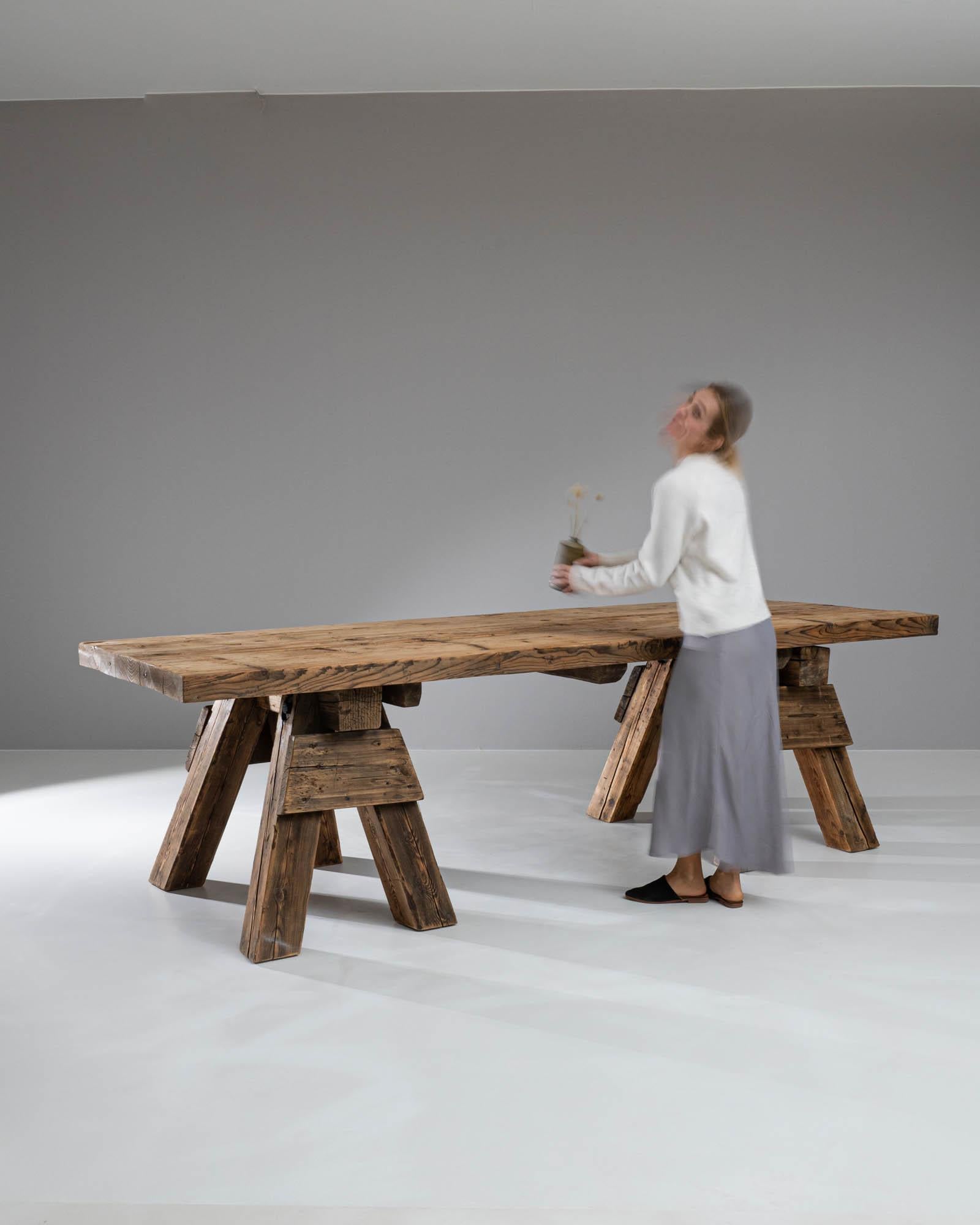 20th Century French Wooden Dining Table 5