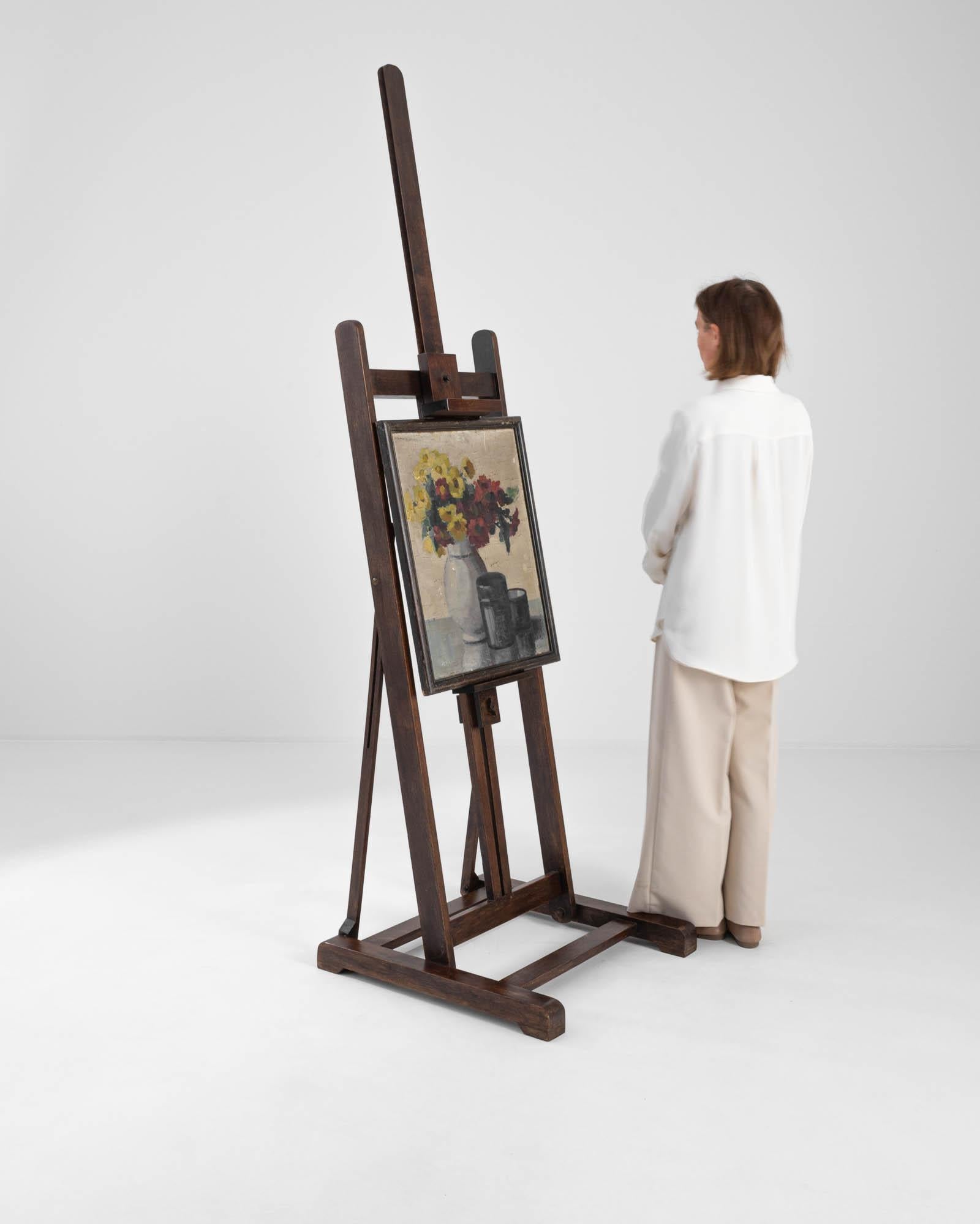Oak 20th Century French Wooden Easel