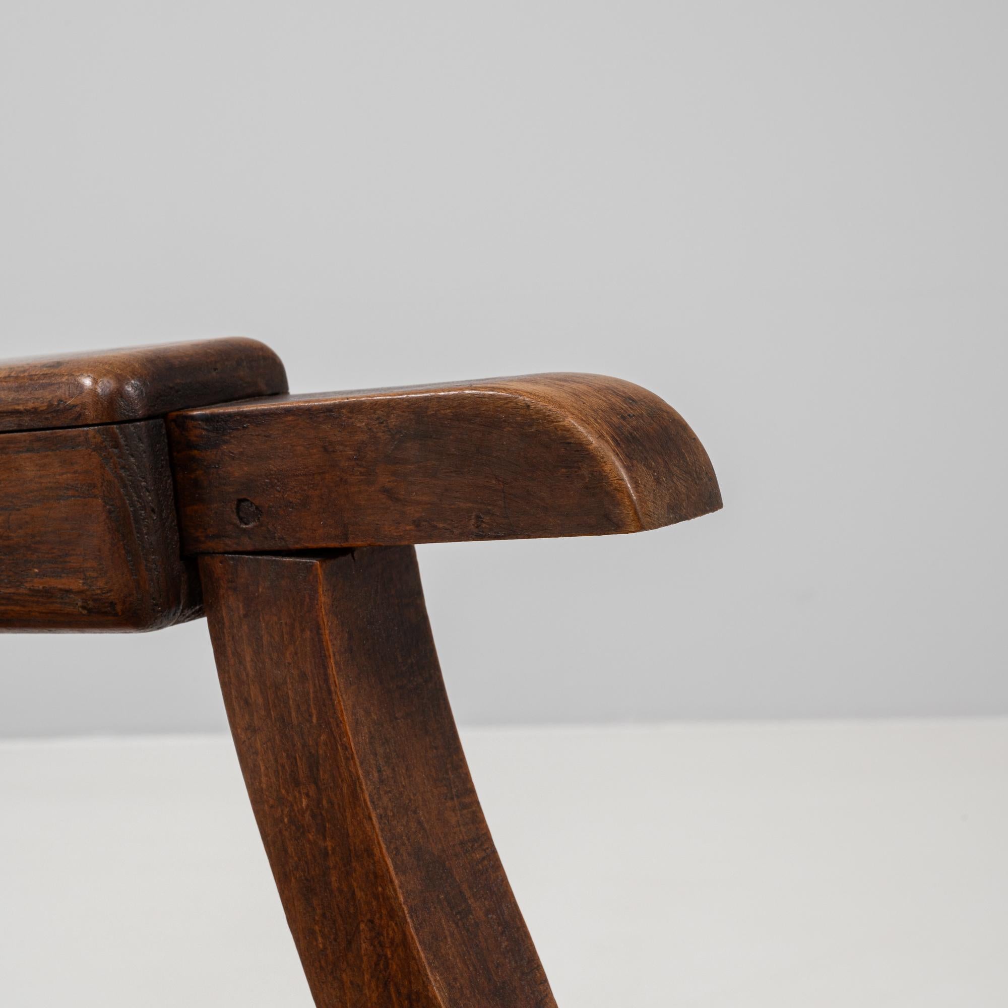 Poltrona Foldes in legno francese del XX secolo in vendita 2