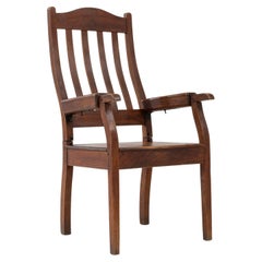 20th Century French Wooden Folding Armchair