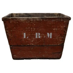 Vintage 20th Century French Wooden Grape Crate