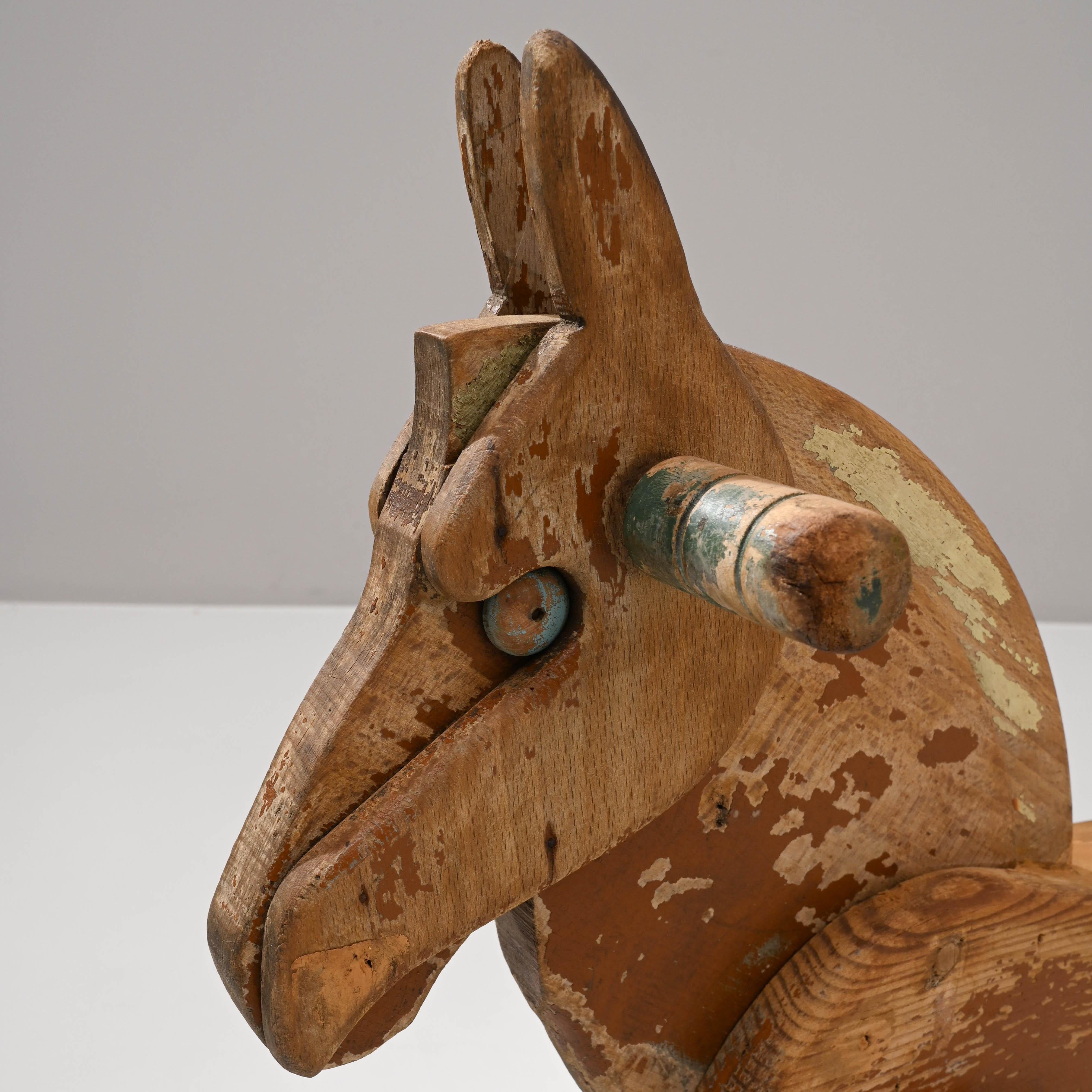 20th Century French Wooden Horse For Sale 6