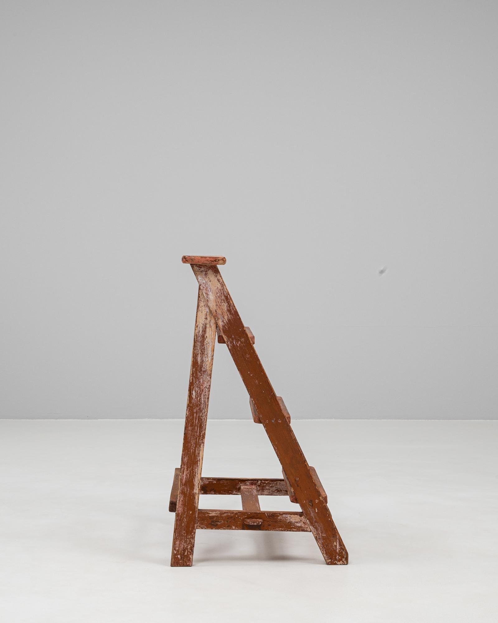 XX secolo 20th Century French Wooden Ladder in vendita