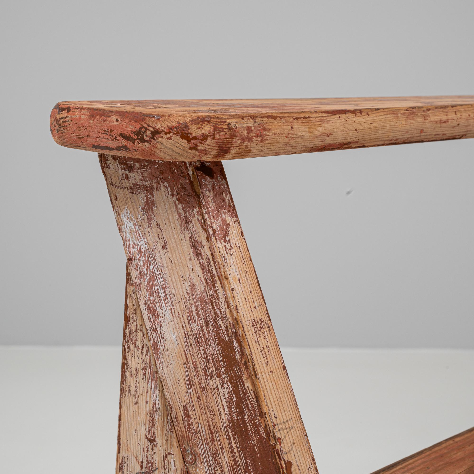 20th Century French Wooden Ladder in vendita 3