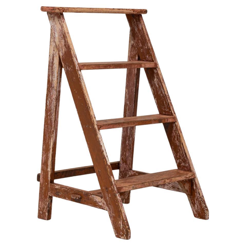20th Century French Wooden Ladder
