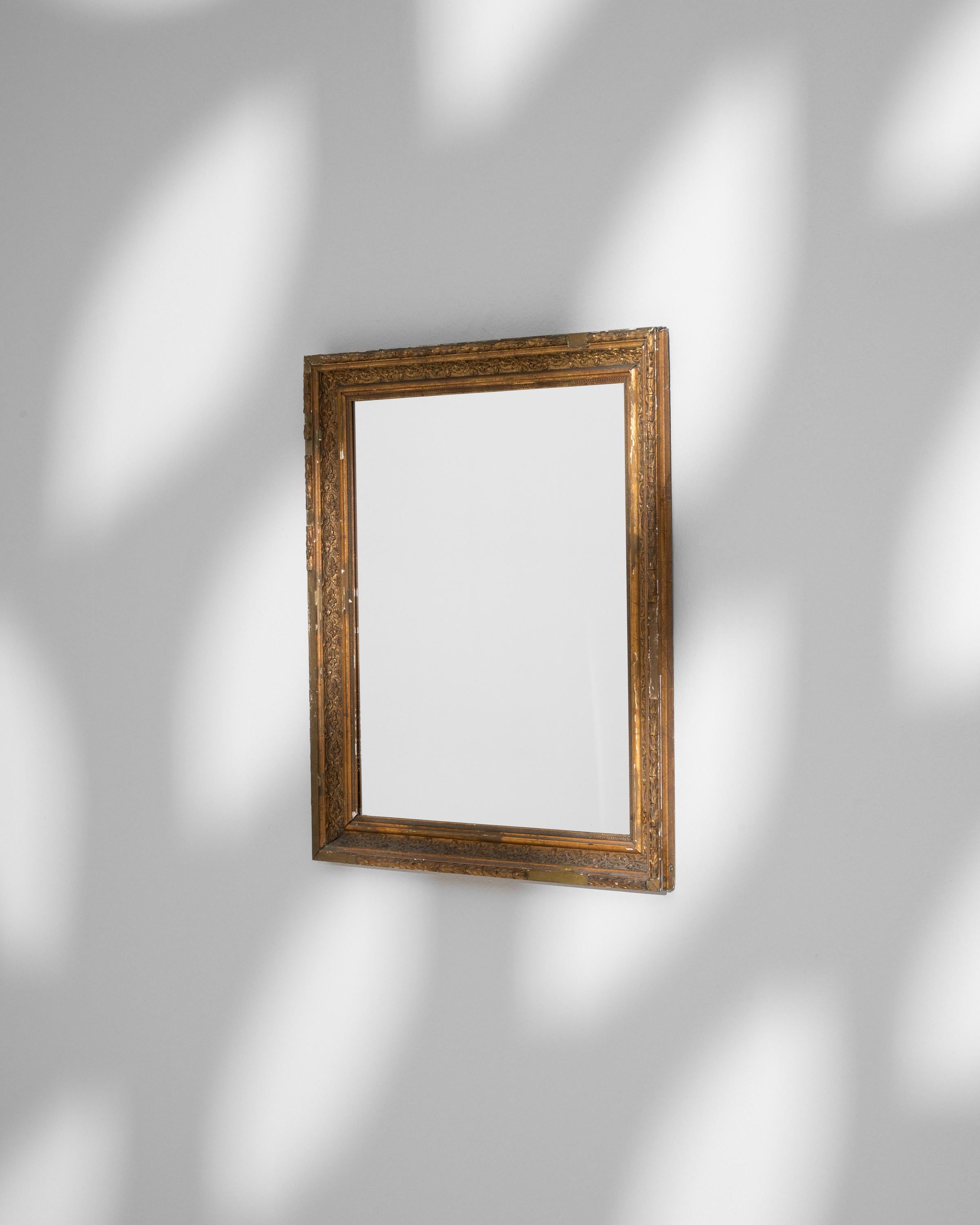 20th Century French Wooden Mirror 2