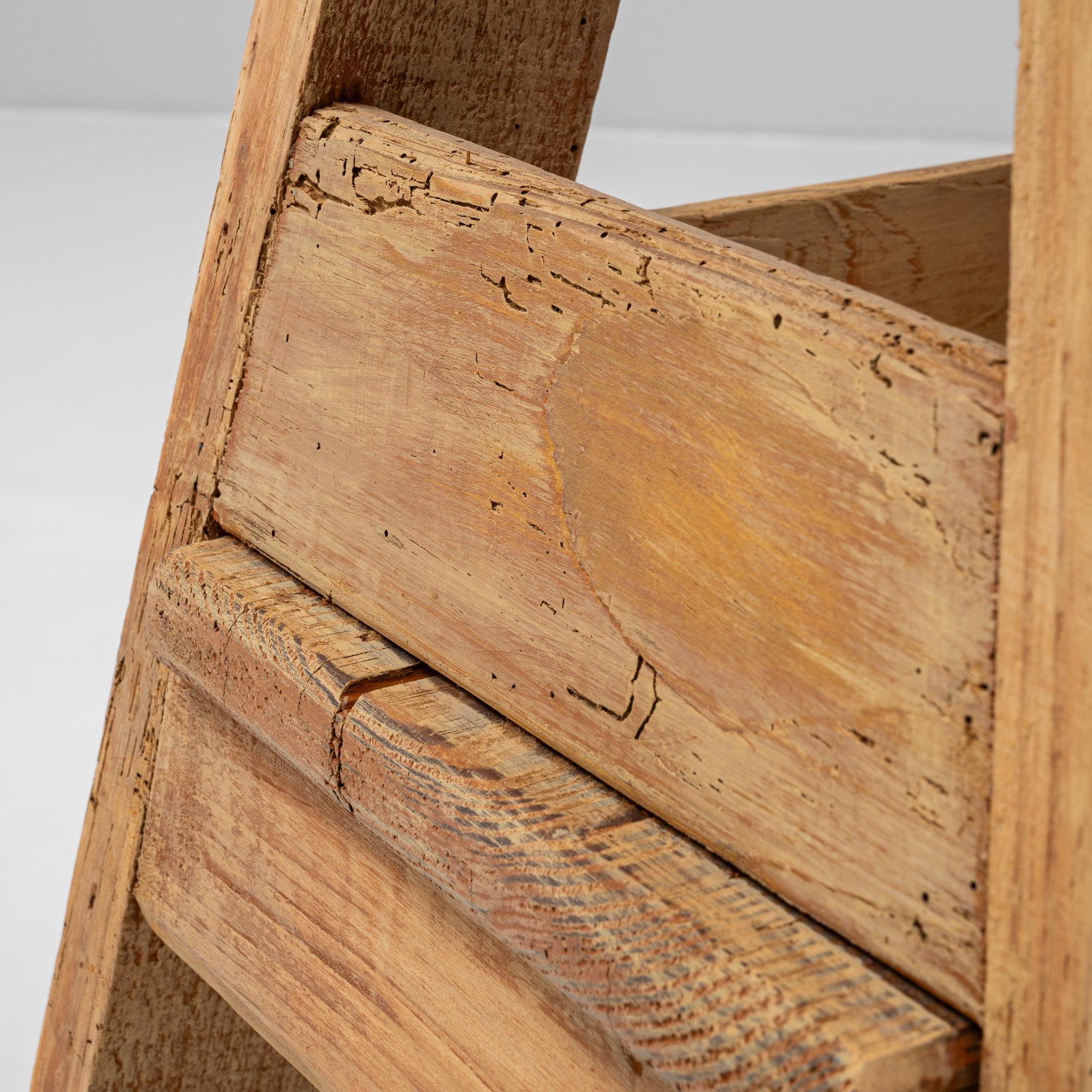 Pedestal de madera francés del siglo XX 5
