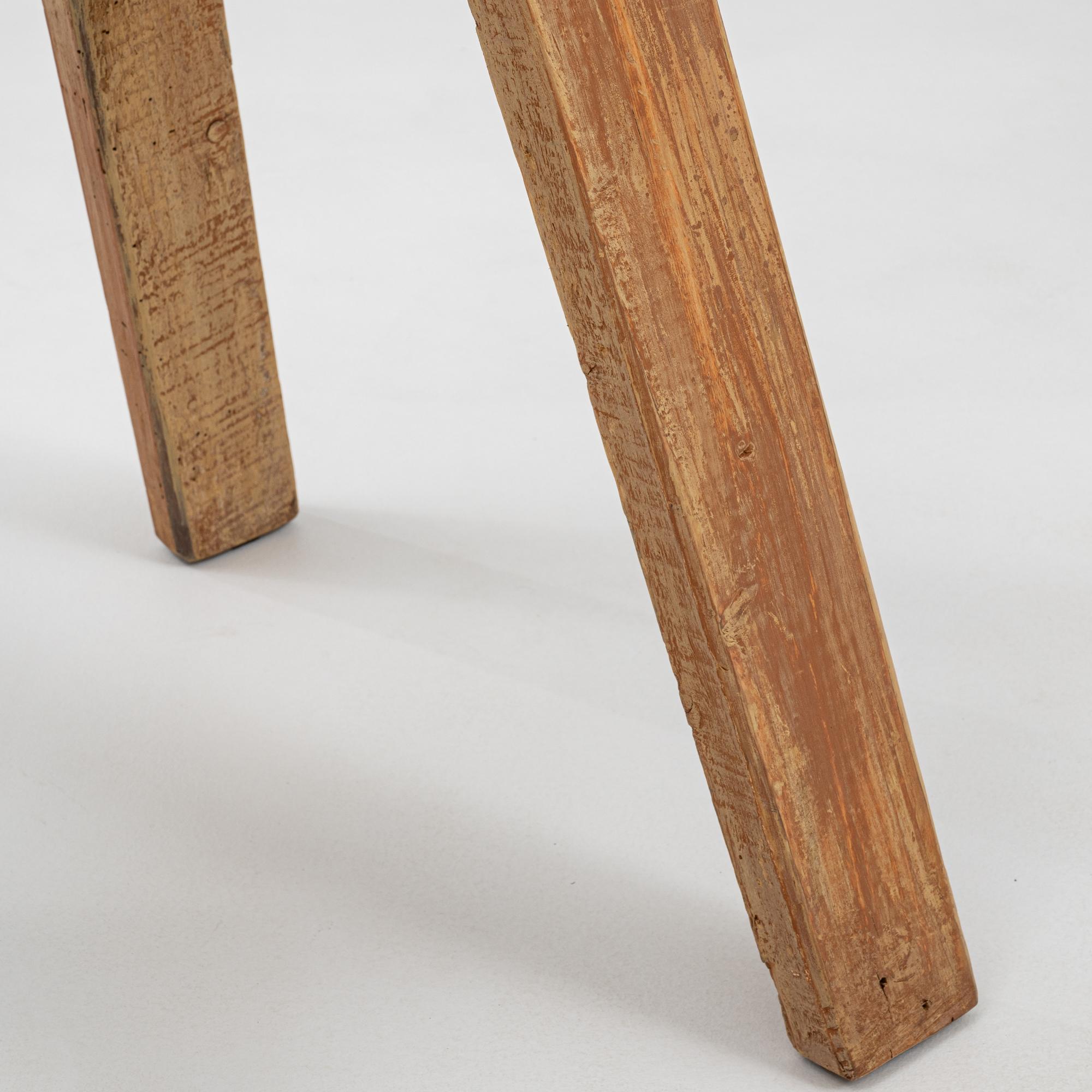 Pedestal de madera francés del siglo XX 6