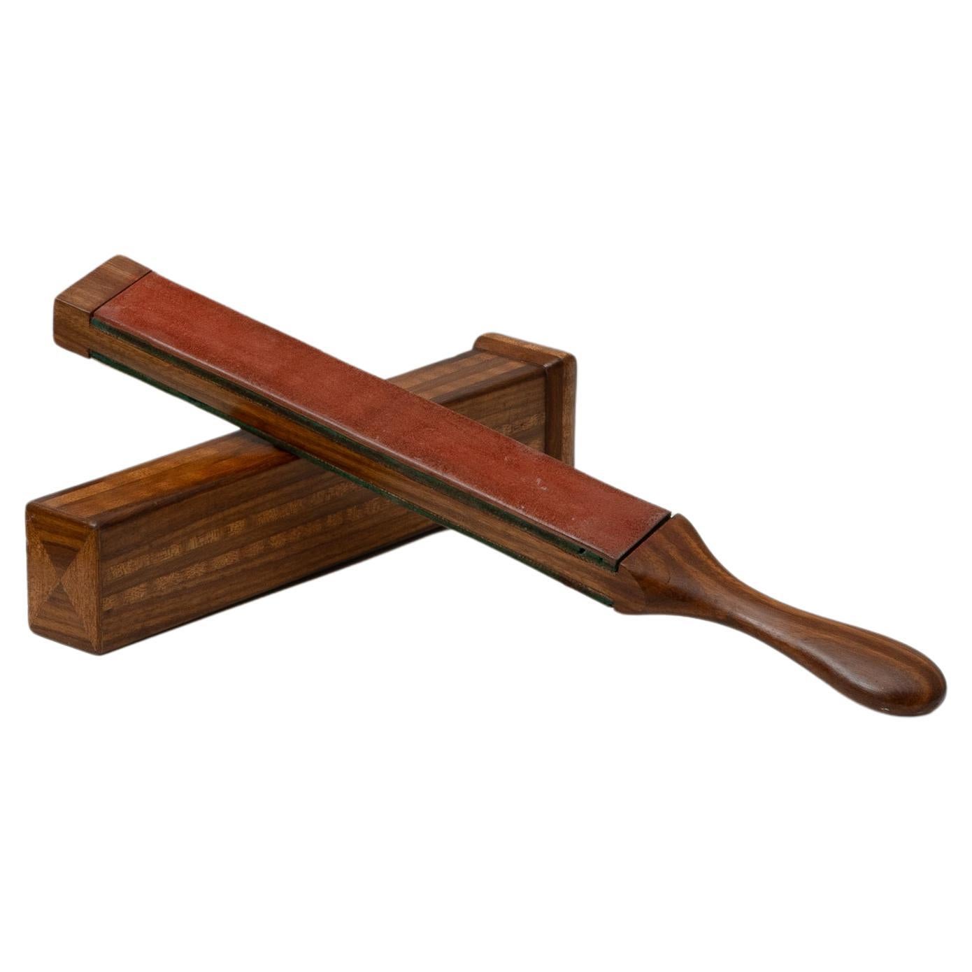 20th Century French Wooden Sharpener For Sale