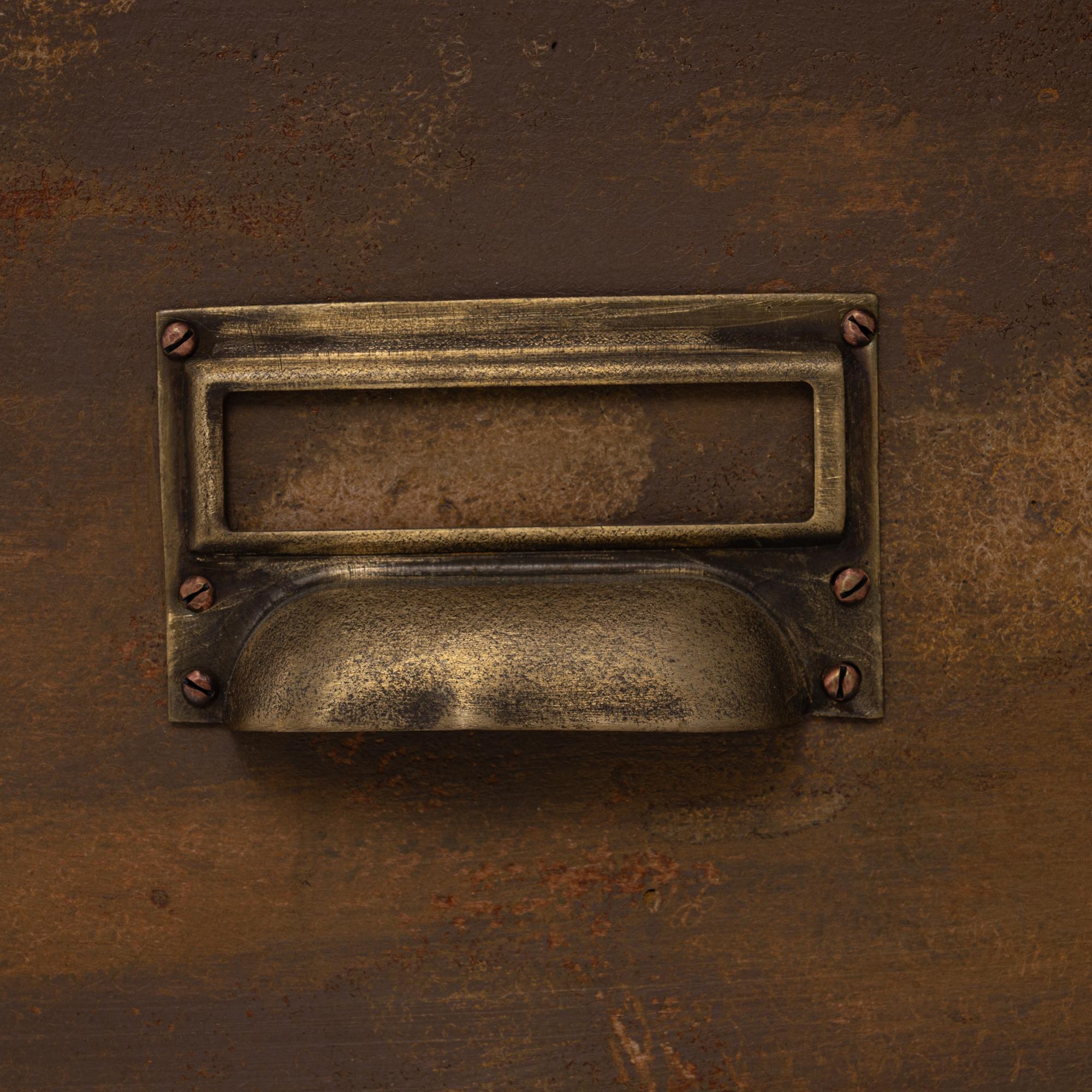 20th Century French Wooden Sorting Cabinet with Drawers For Sale 8