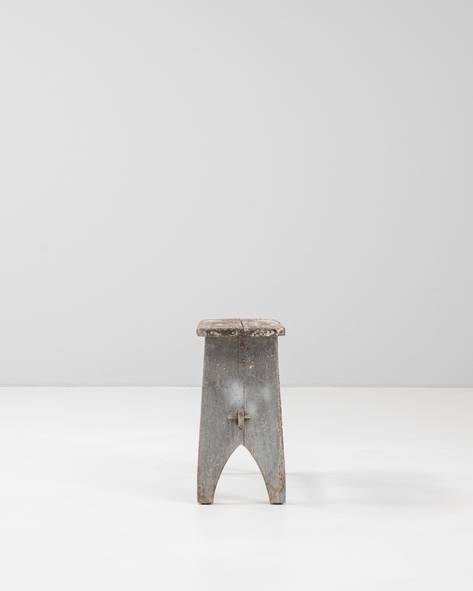 20th Century French Wooden Stool en Bueno estado para la venta en High Point, NC