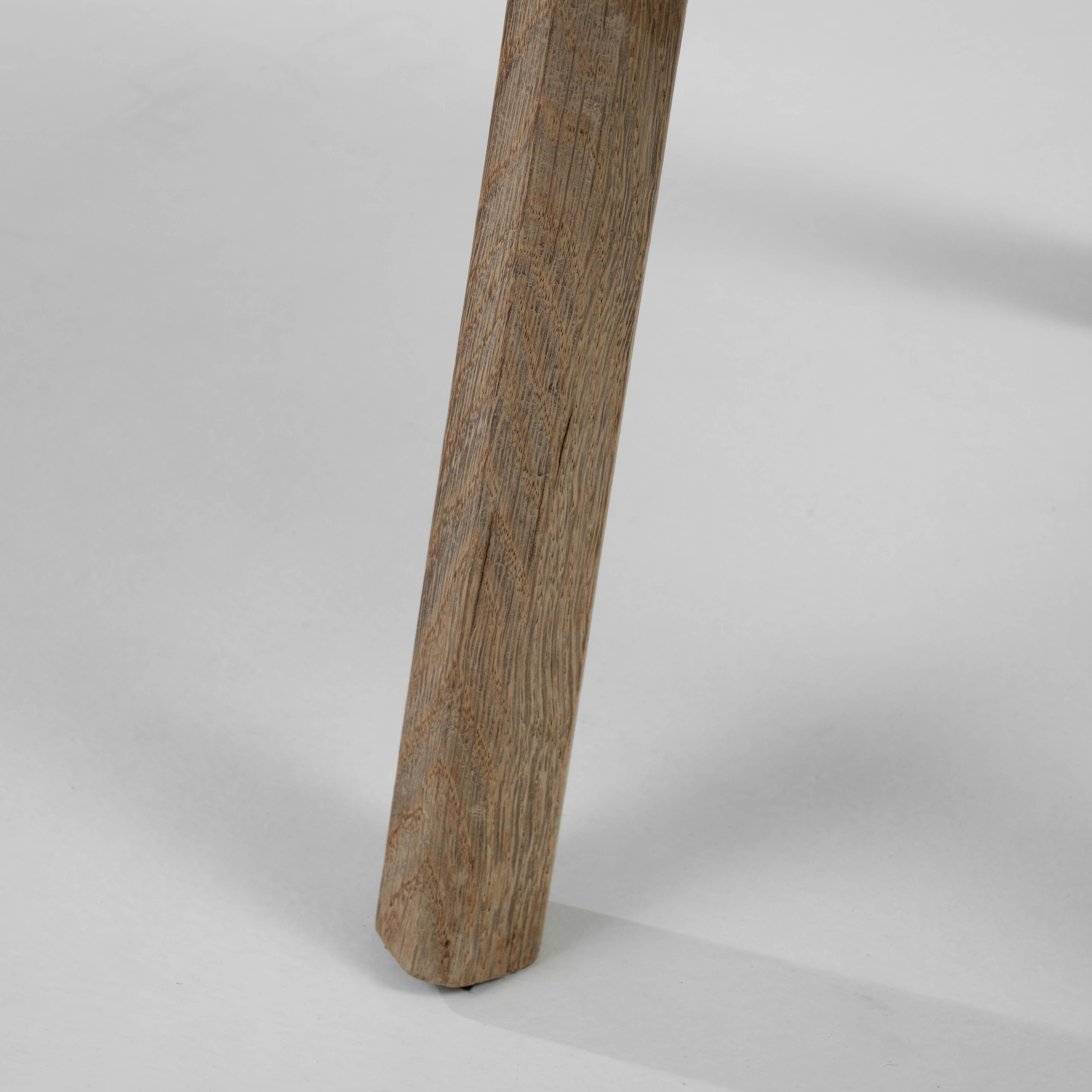 20th Century French Wooden Stool For Sale 6